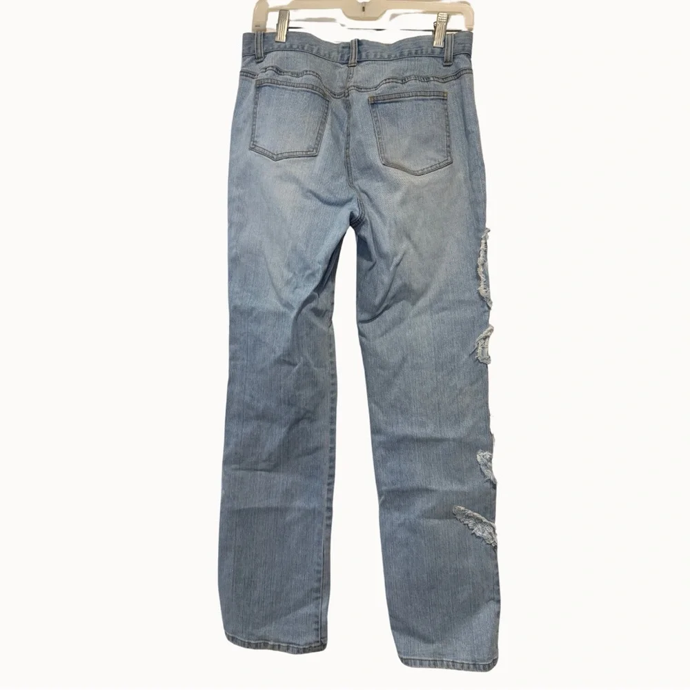 INC International Concepts Bootcut Jeans with Embroidered Leg Detail - Picture 2 of 11